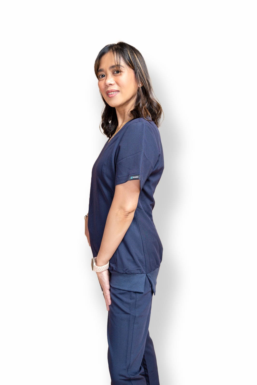 Women’s 2 Side Pocket Round Neck Top