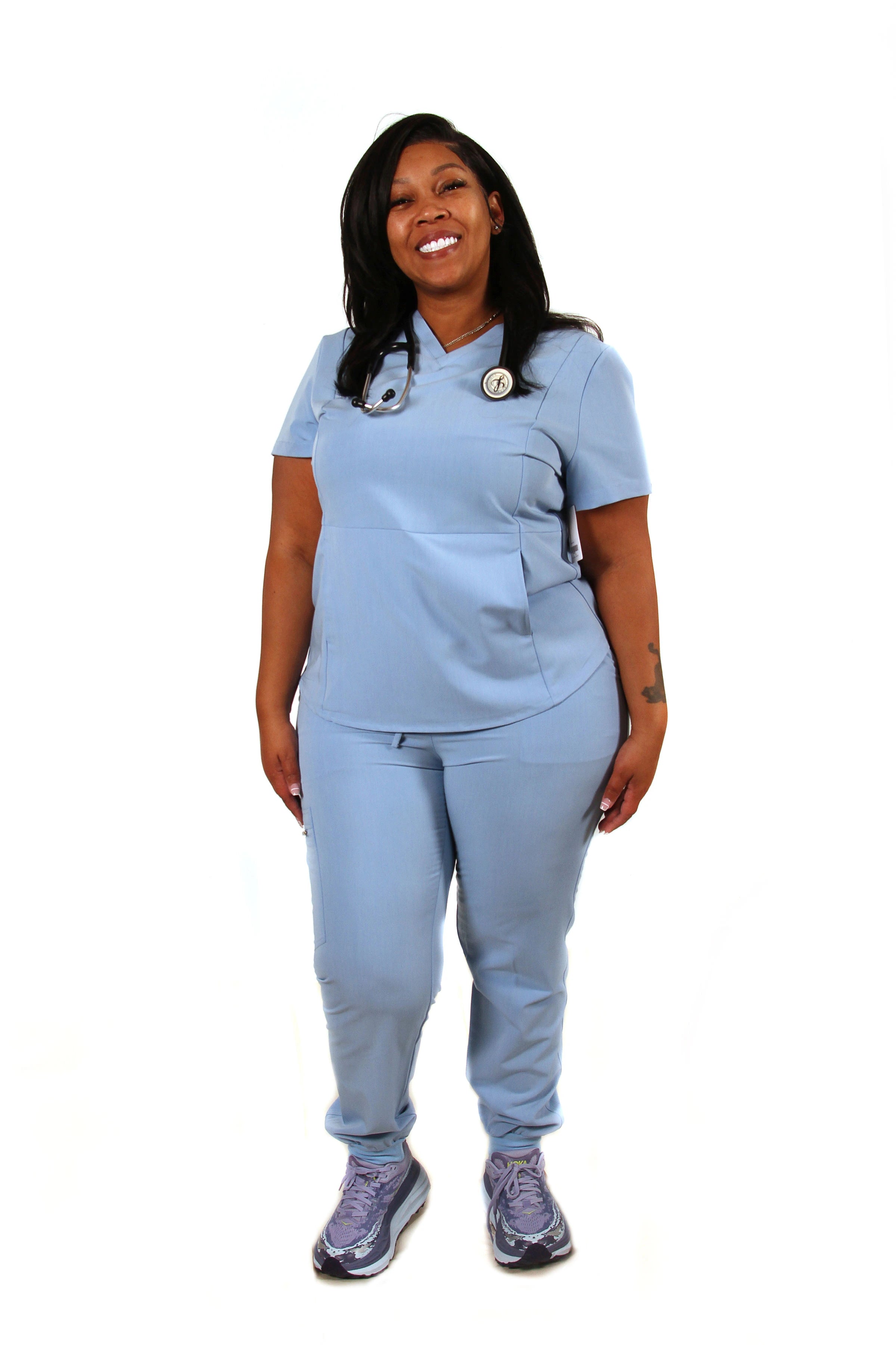 Women’s 2 Pocket V-Neck Comfort Scrub Top