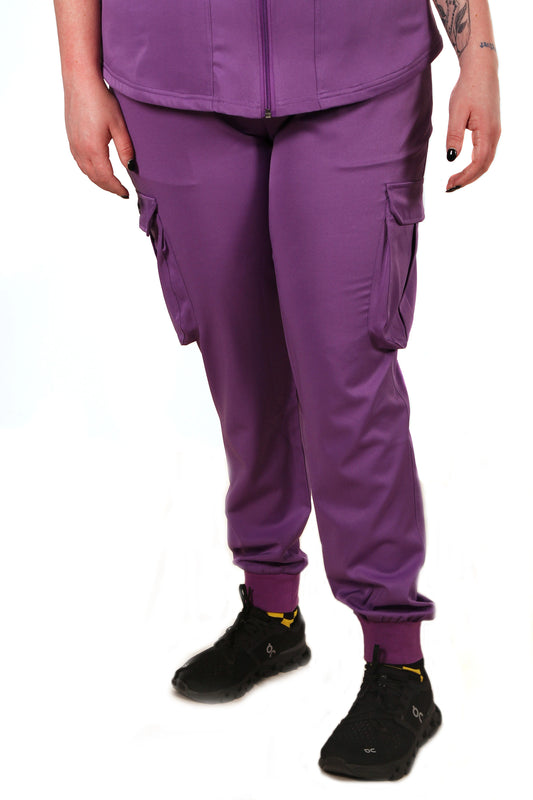 Women's Cargo Jogger Scrub Pants