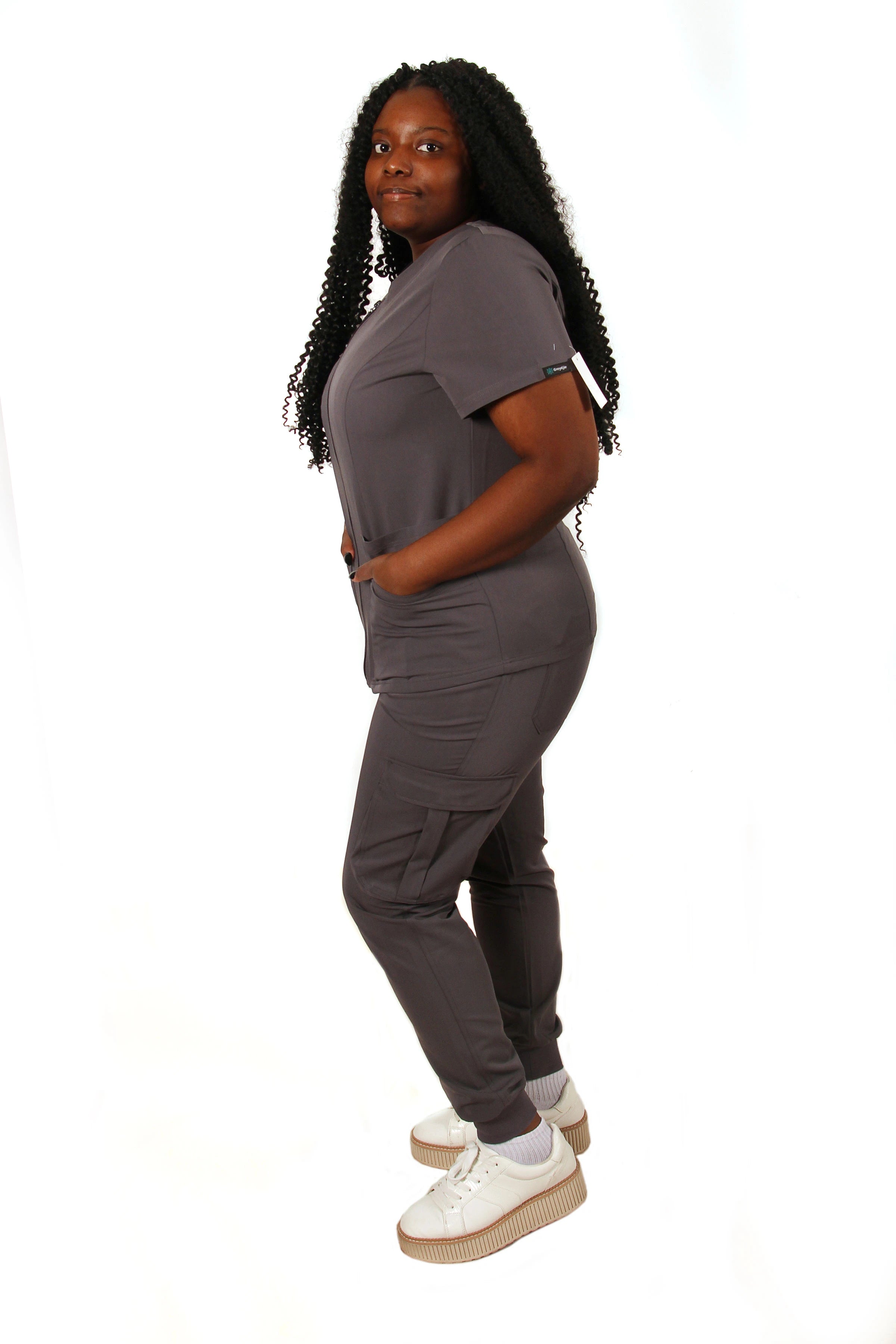 Women's Cargo Jogger Scrub Pants