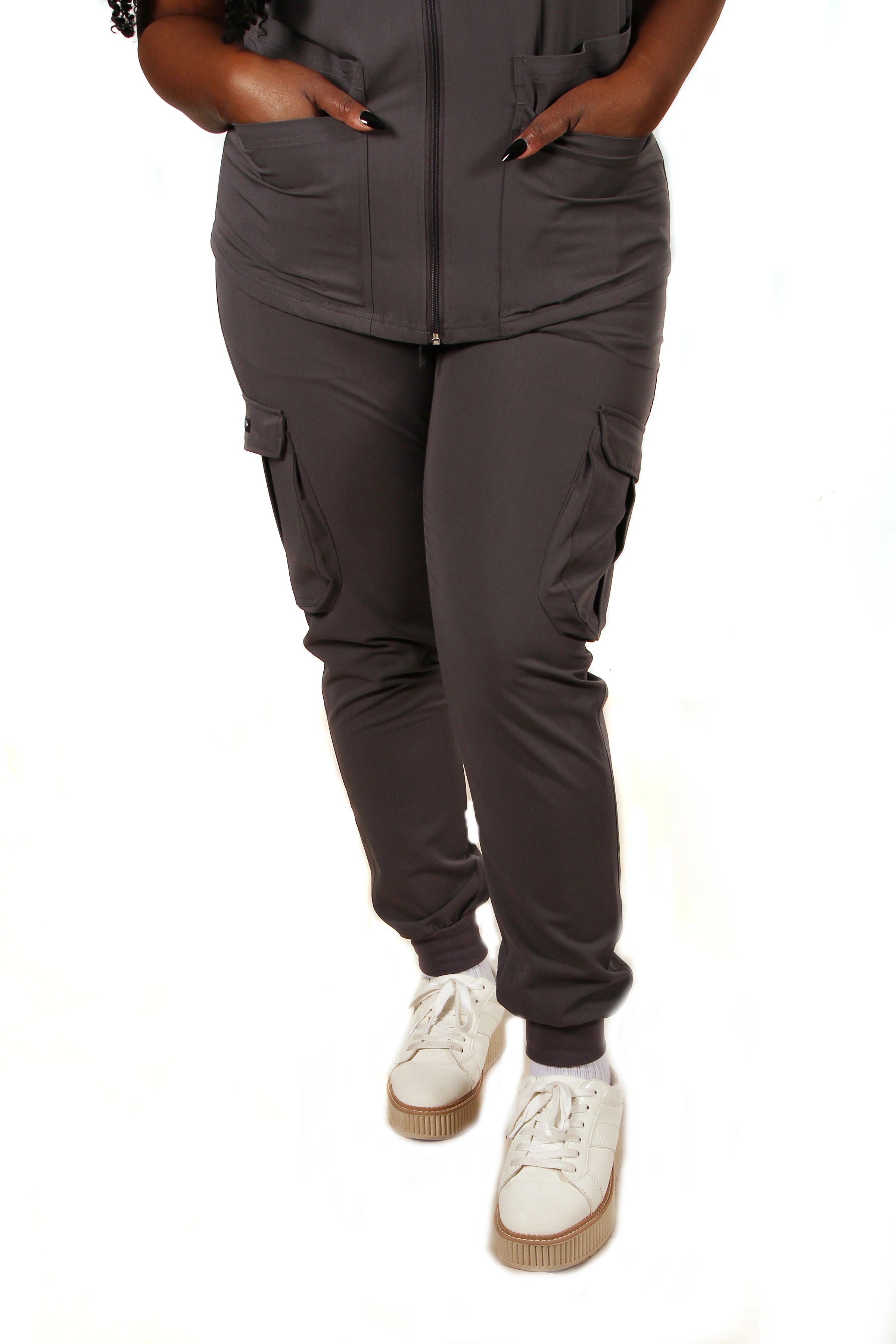 Women's Cargo Jogger Scrub Pants