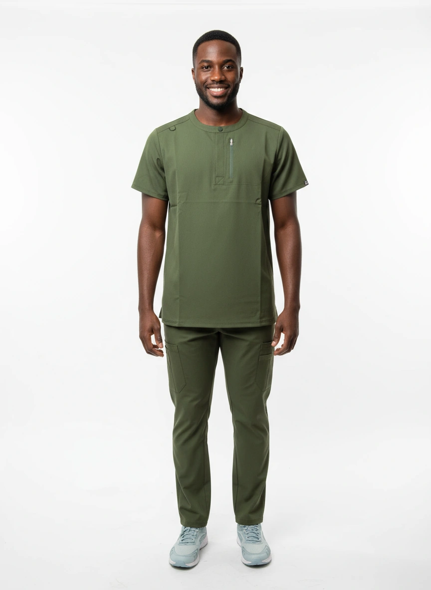 Men left upper pocket  Crew Neck Top