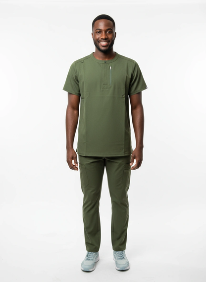 Men left upper pocket  Crew Neck Top