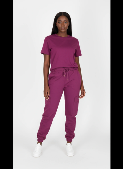 Levia  cargo scrub Jogger pants