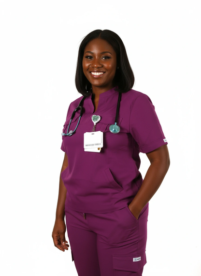 Gwen 4 Pockets Scrub top