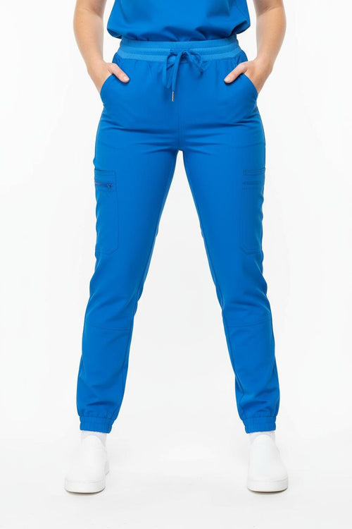 Men’s Jogger Scrub Pants with Elastic Waistband and Cargo Pocket