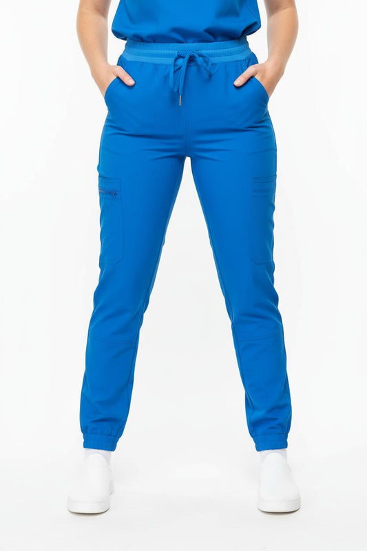 Men’s Jogger Scrub Pants with Elastic Waistband and Cargo Pocket