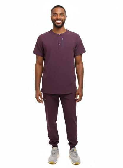 Men left upper pocket  Crew Neck Top