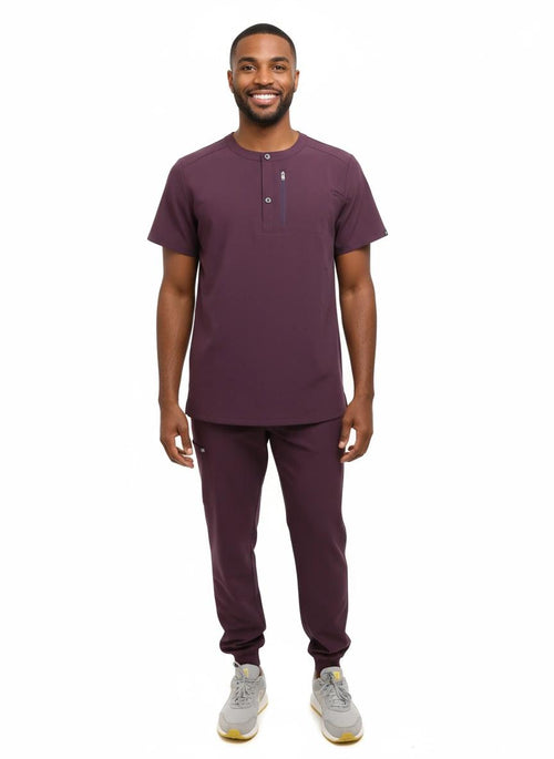 Men left upper pocket  Crew Neck Top