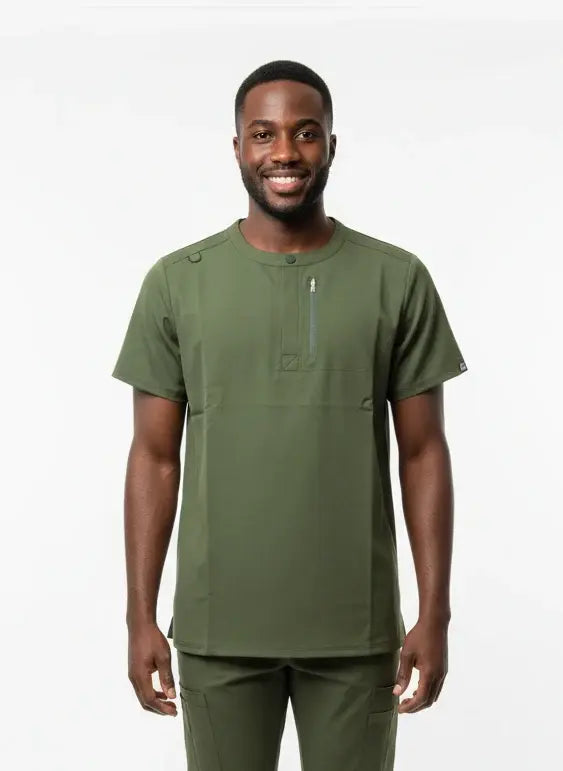 Men left upper pocket  Crew Neck Top